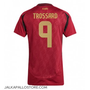 Belgia Leandro Trossard #9 Kotipaita Naisten EM-Kisat 2024 Lyhythihainen